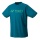 Yonex Trainings-Tshirt Practice Logo YM0046 (100% Polyester) 2024 blaugrün Herren